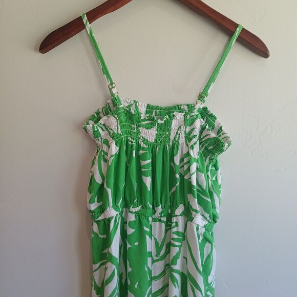 Lilly Pulitzer x Target Jumpsuit Romper Size XL Green Palm Boom-Boom Wide Leg - Picture 10 of 15